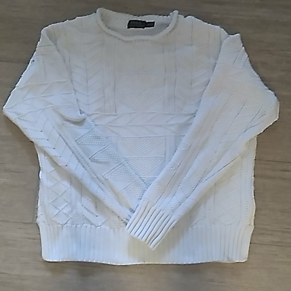 White sweater polo Ralph Lauren